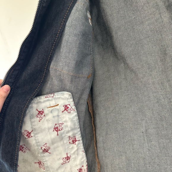 Vintage True Religion Moto Denim Jacket Size Large. Great condition. - Picture 9 of 12